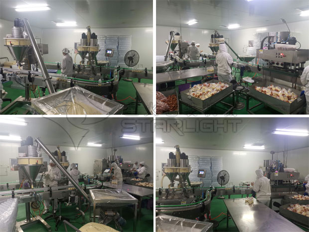 星火代餐奶昔灌装生产线设备